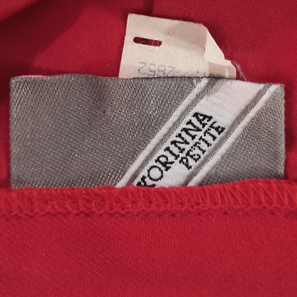 Korinna Petite Women's 14 Red Pencil Skirt - Picture 6 of 8